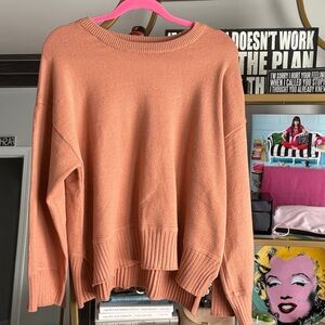 Vigoss Women's Coral Crew Neck Sweater